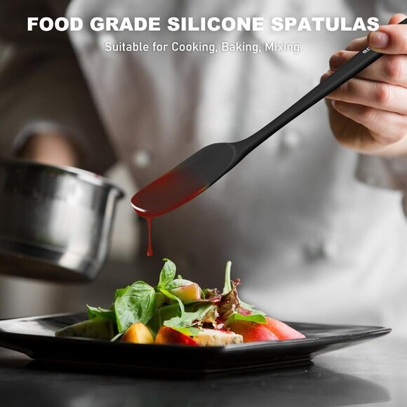 Silicone Spatula Set, Rubber Spatula High Heat-Resistant Premium BPA-Fre… - Picture 6 of 7